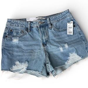 Tilly’s RSQ Light Blue Distressed Jean Shorts
